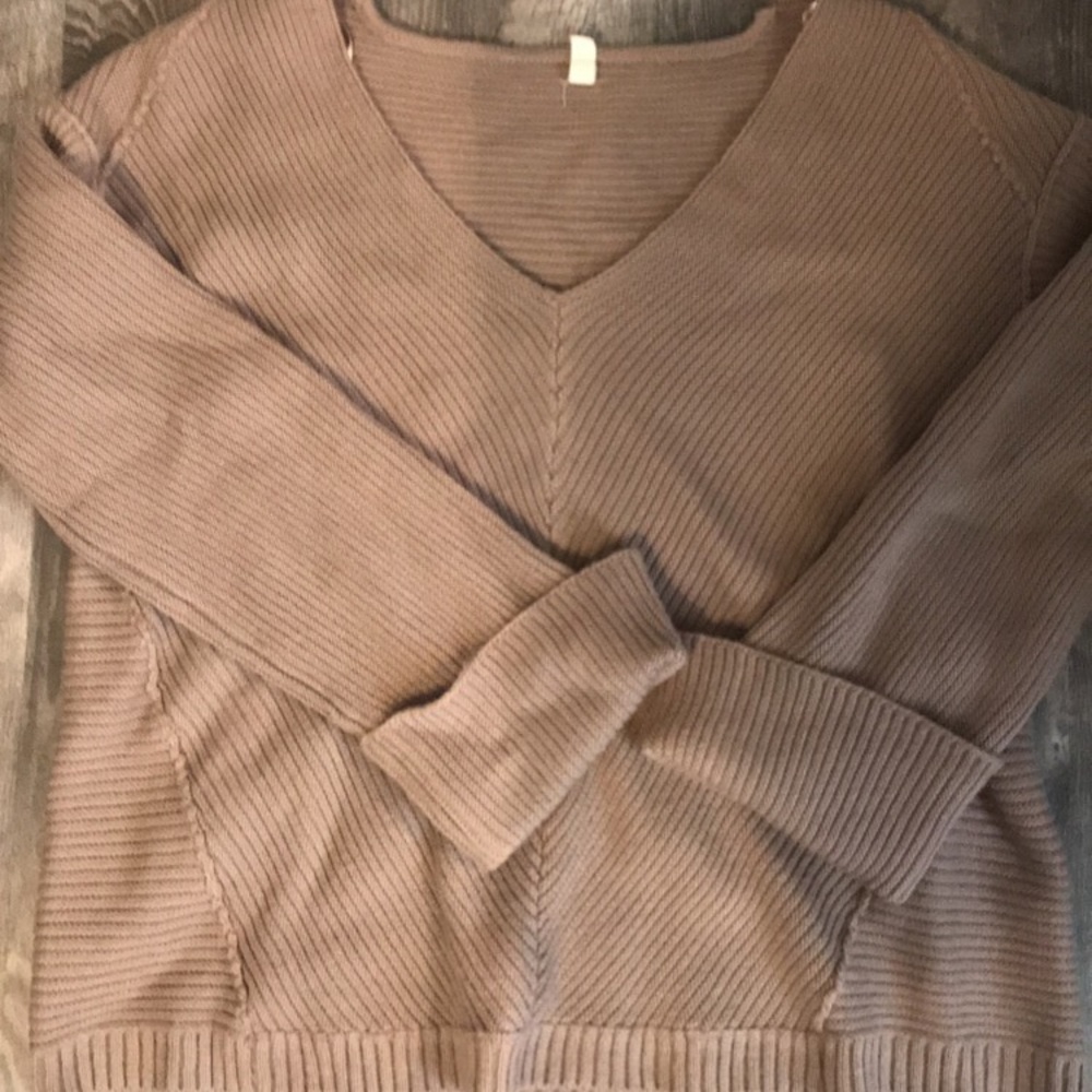 Chunky sweater.